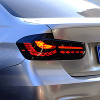 Pour OLIVER 2013-2018 pour Série 3 F30/F35 ; Ensemble de feux arrière LED et de feux de brouillard arrière de style écailles de dragon modifiés