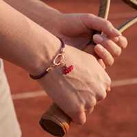 Nouveau bracelet en cuivre à motif léopard avec breloque en zircon et pendentif tridimensionnel, tendance et sophistiqué