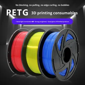 Materiali di Consumo per Stampa 3D di Alta Qualità PETG Monocromatico 1kg 1.75mm Materiale Puro Senza Intasamenti, Strappi, Arricciamenti o Bolle in Stock RoHS - Product Image 4