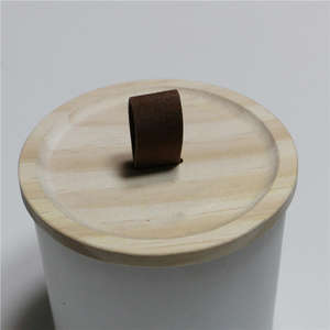 Usine personnalisée de différentes tailles, bouchons de bouteilles en bois de bambou ronds, couvercles de bocaux assortis avec couvercle de récipient en verre, couvercle de bocaux de bougies - Product Image 3