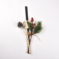Diffuseur de parfum en rotin, désodorisant et parfum d'ambiance durable pour la décoration de Noël
