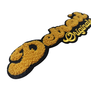 Transfert de chaleur broderie <span class=keywords><strong>patch</strong></span> brodé sur serviettes de bain en coton chenille <span class=keywords><strong>patch</strong></span> - Product Image 4