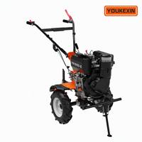 YKX - Motocultor Profesional de Accionamiento Directo, Mini Motocultor de Gasolina para Agricultura, Equipo para Labrar Tierras de Huertos