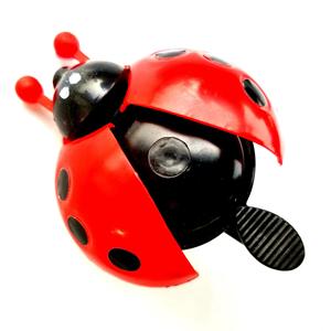 Sonnette de vélo en fer pour enfants, mignonne, motif dessin animé, coccinelle, étoile à sept branches, accessoires de vélo, sonnette de voiture pour bébé - Product Image 4