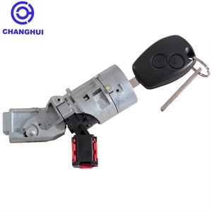 Serrure de contact avec clés <span class=keywords><strong>7701208408</strong></span> pour Renault Kangoo II Clio III 8200214168, interrupteur de démarrage, remplacement direct - Product Image 1