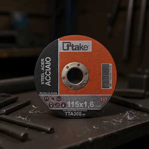 TTAKE ใบเจียรแบบแบน 115x1.6 มม. สำหรับตัดและเจียรเหล็ก - Product Image 3