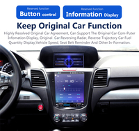 Autoradio tactile Android pour Honda Acura RDX 2013 2014 2015 2016 Lecteurs vidéo de voiture GPS Autoradio stéréo Récepteur