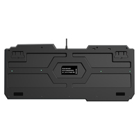 Kit de périphériques de clavier mécanique filaire de jeu 104 touches avec éclairage arc-en-ciel pour ordinateur de bureau