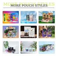 Custom Printing 50Ml 100Ml 200Ml Stand-Up Tuit Etui Nagevuld Cosmetisch Product Huidverzorgingszakken Met Tuit