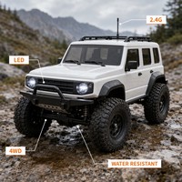 Yetişkinler İçin RC Oyuncaklar 4WD Uzaktan Kumandalı Beyaz Kompakt SUV Hobi Seviyesi Hediye Arazi Aracı EN71 CE Onaylı