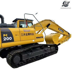 Excavatrice sur chenilles d'occasion Komatsu 200, marque japonaise d'origine, 20 tonnes, taille moyenne, excavatrice sur chenilles d'occasion - Product Image 1