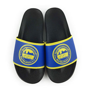 Greatslides Chaussures Pantoufles Femme, Pantoufles pour femmes <span class=keywords><strong>2023</strong></span>, Claquettes plates noires unisexes, Pantoufles personnalisées avec logo 3D - Product Image 3