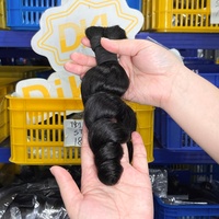 Cheveux humains vierges indiens en vrac pour tresses bohèmes, ondulations lâches, double trame machine, cuticules alignées, double tirage, livraison gratuite