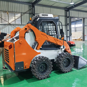 EPA Engine Skidsteer Wheel Crawler Mini <b>Track</b> Skid Steer Loader with Attachments - Product Image 3