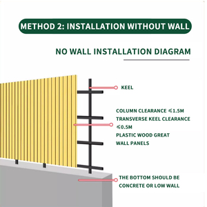 Paneles <span class=keywords><strong>de</strong></span> Revestimiento <span class=keywords><strong>de</strong></span> Pared WPC Ecológicos e Impermeables para Uso en Hoteles, Diseño Moderno, Decoración Exterior - Product Image 4