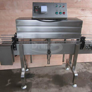 Semi Automatique Eau Vin Étiquette De Cou De Bouteille Machine de Rétrécissement - Product Image 2