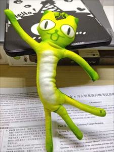 Muñeco de peluche abstracto de ratón seco con diseño de meme de gato, Eggy Party Haki Mi, con <span class=keywords><strong>esqueleto</strong></span> de alambre en el interior, juguete lindo y feo - Product Image 6