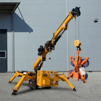 Grue araignée hydraulique 5t UCM en promotion – Mini-grue compacte avec stabilisateurs réglables
