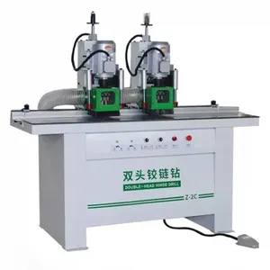 Woodworking Machinery Two Double Head Door Cabinet Furniture Hinge Drill Press Boring Wood Drilling machine