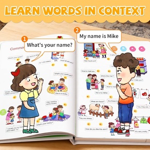 Libro de Audio Interactivo para el Aprendizaje del Inglés, Libro Sonoro para Niños con Pantalla Táctil Inteligente, Libros Educativos para el Desarrollo Temprano del Lenguaje para Niños en Edad Preescolar - Product Image 4