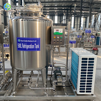 Cuve de pasteurisation entièrement automatique en acier inoxydable 304 avec agitateur pour la transformation du lait frais, du jus, du yaourt et des produits laitiers