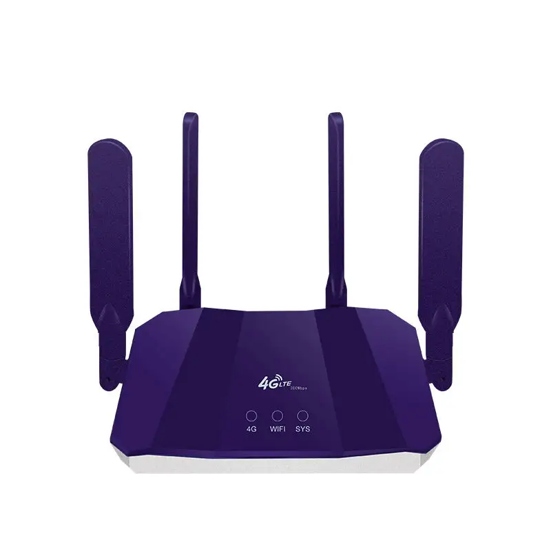 Anpassbare Original-Fabrik qualität Lte 300 Mbit/s R8B Wireless Mobile Modem Wifi 4G Karte Lte Cpe 4 Antenne mit Steckplatz 4G Router