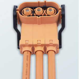 EV HEV 3pin 46A Connecteur DC de passage d'alimentation automobile pour le soudage Câble 25mm <span class=keywords><strong>50mm</strong></span> 70mm - Product Image 1