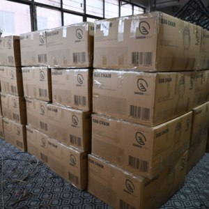 Sedia a Dondolo Sospesa Moderna Danlong in Tessuto Imbottito Morbido <span class=keywords><strong>con</strong></span> Cuscino Non Impermeabile per 1 Persona, Arredo da Esterno - Product Image 5