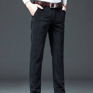 <span class=keywords><strong>Pantalon</strong></span> de Survêtement Décontracté Homme Côtelé à Jambe Droite Sur Mesure - Product Image 2