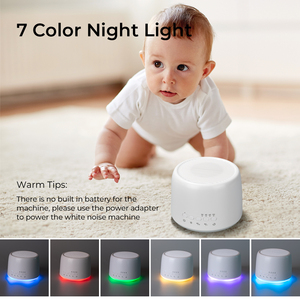 Thoải mái tiếng ồn trắng máy 36 nhẹ nhàng âm thanh đầy màu sắc ánh sáng ban đêm tiếng ồn trắng máy - Product Image 2