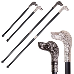 Bastón de Lujo con Cabeza de Perro para Hombre, Elegante y Decorativo, Estilo Vintage para Fiestas - Product Image 1