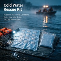 Couverture auto-chauffante, meilleure que la couverture de survie en Mylar conventionnelle, 12 panneaux, imperméable, pour équipement de premiers secours en extérieur