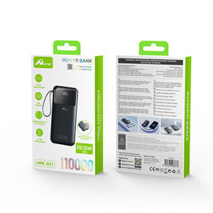 HOME HPK-031 Digitalome Portable 10000mAh Powerbank Type C Charge rapide avec écran LED 25W Puissance de sortie similaire au chargeur - Product Image 5