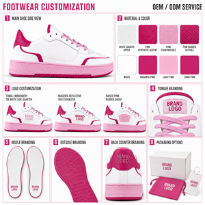 Chaussures de marche décontractées en cuir véritable entièrement personnalisables pour femmes, avec logo de marque sur mesure, fabriquées en usine OEM - Product Image 6
