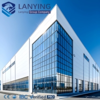 Bangunan Kantor Baja Tahan Gempa Modern, Konstruksi Berkualitas, Biaya Konstruksi Rendah, Bentangan Lebar, dan Tahan Beban Berat