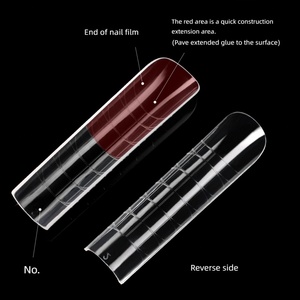 120 Uñas Postizas de Extensión Rápida con Pegamento para Construcción de Uñas, Especiales para Salones de Belleza - Product Image 4