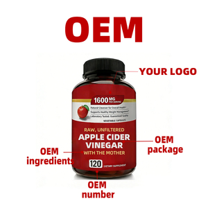Pure oem Apple Cider Vinegar Capsules with Raw Apple Extract for Weight Management and Digestive Support - Product Image 3