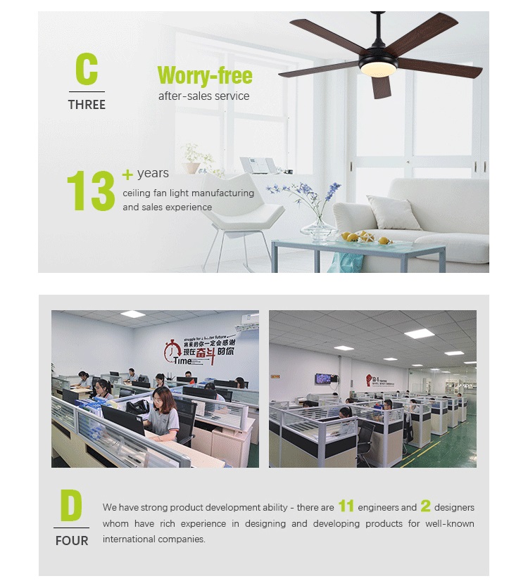Ceiling mounted Fan Production Manufacturers Decorative Industrial Indoor Ceiling Fan With Lights