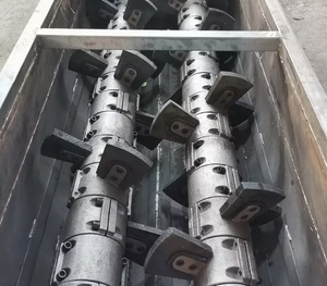 Malaxeur à argile à bas <span class=keywords><strong>prix</strong></span>, mélangeurs à béton pour ligne de production de briques avec concasseurs et extrudeuses à vide - Product Image 5