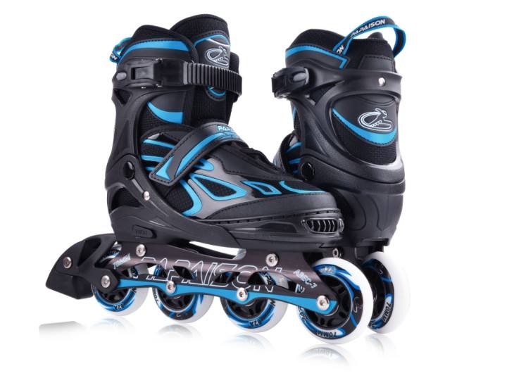 Papaison Adult Inline Skate Shoes High Quality PU Wheel Outdoor Indoor  Detachable Inline Skate for Retail