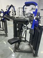 Appareil de musculation professionnel réglable pour exercices des bras, entraînement de force assis avec sélection de charge par broche, pour curls biceps et extensions triceps