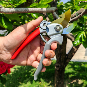 Sécateur de jardin géant, lame en acier à haute teneur en carbone, capacité de coupe de 1,5 pouce, poignée en plastique rouge, sécateur manuel pour haies - Product Image 2