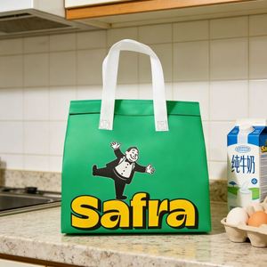 Wholesale Disposable Thermal <b>Cooler</b> Bags Custom Handle Durable Insulated Takeaway for Hot Cold Food Delivery Cake Recyclable - Product Image 2