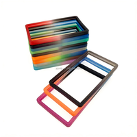 Étuis de protection pour passeport et cartes de crédit en TPU holographique multicolore avec blocage RFID, 35pt, style tendance, souples et flexibles, sans caractères