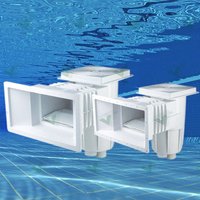 Pikes SP0040C Panier de surface en plastique ABS UV pour piscine, accessoires de nettoyage pour piscines en béton et en vinyle