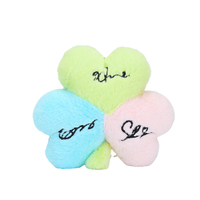 Peluche Trifolium Personnalisée Brodé, Jouet en Peluche Trèfle Doux, Service OEM ODM Personnalisé pour Cadeau et Vente en Gros