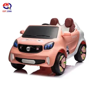 顶级婴儿礼品玩具车4轮儿童电动跑车，带酷发光二极管灯