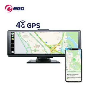 4G Carplay Áudio Android Traço Cam Gravador Carro AHD 1080P Carro DVR Câmera GPS Caixa Preta