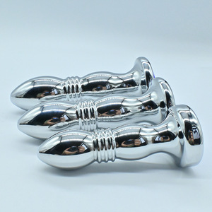 ปลั๊กเสียบก้นแบบเกลียวสามวง SM New Metal ขนาด S/M/L ของเล่นขยายรูทวาร ของเล่นสำหรับผู้ใหญ่ - Product Image 6