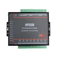 HF6508 8DI 8DO 8A Télécommande d'e/s 8 voies Relais à distance Ethernet/RS485 8CH Relais réseau Ethernet/GPRS/WIFI